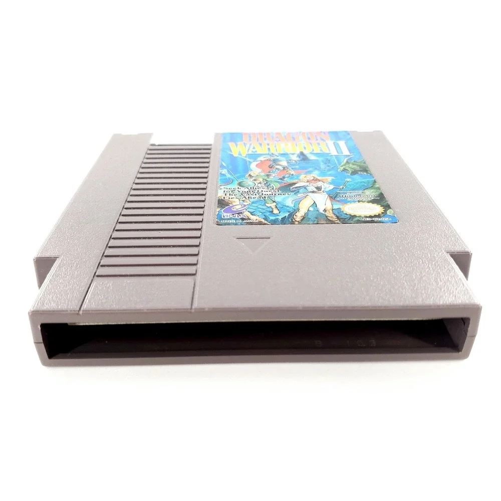 Dragon Warrior II (Nintendo NES, 1990) Authentic Cart Only Pristine Label Tested